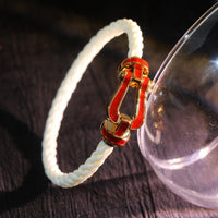 [LUCKY LOVE]FORCE 10 WHITE TEXTILE DIAMOND PAVED