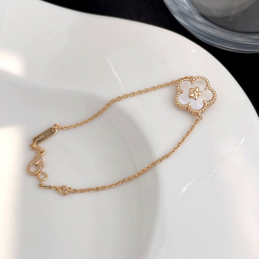 [LUCKY LOVE]LUCKY SPRING ROSE GOLD MOP BRACELET