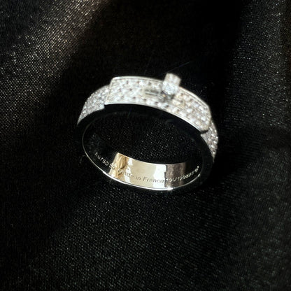 [LUCKY LOVE]KELLY SILVER DIAMOND RING