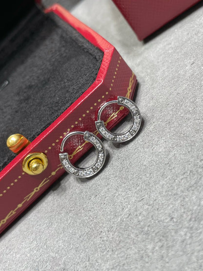 [LUCKY LOVE]LOVE DIAMOND EARRINGS