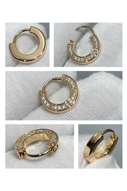 [LUCKY LOVE]LOVE DIAMOND EARRINGS