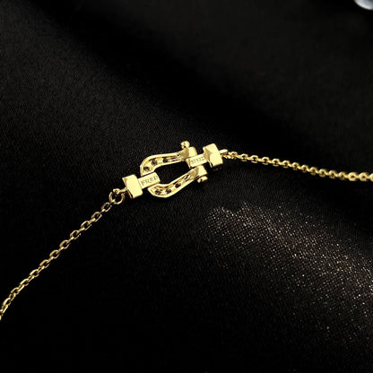 [LUCKY LOVE]FORCE 10 FULL DIAMOND BUCKLE CHAIN LINK MINI MODEL