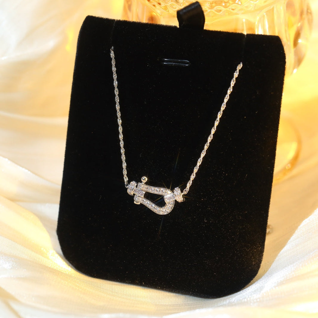 [LUCKY LOVE]FORCE 10 DIAMOND SILVER NECKLACE MINI MODEL