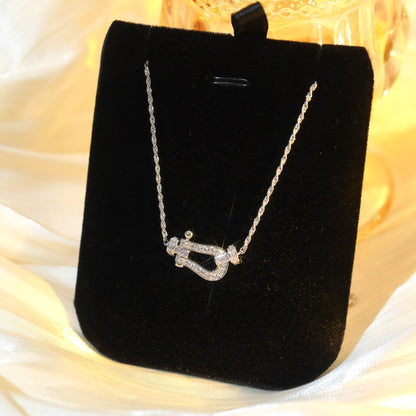 [LUCKY LOVE]FORCE 10 DIAMOND SILVER NECKLACE MINI MODEL