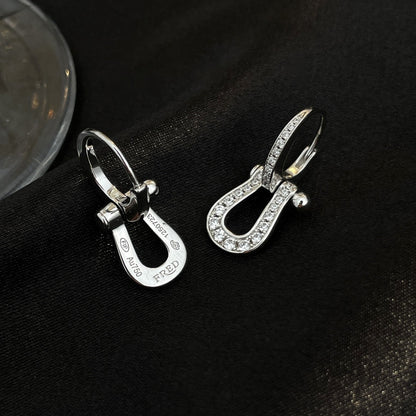 [LUCKY LOVE]FORCE 10 FULL DIAMOND DROP EARRINGS MEDIUM MODEL