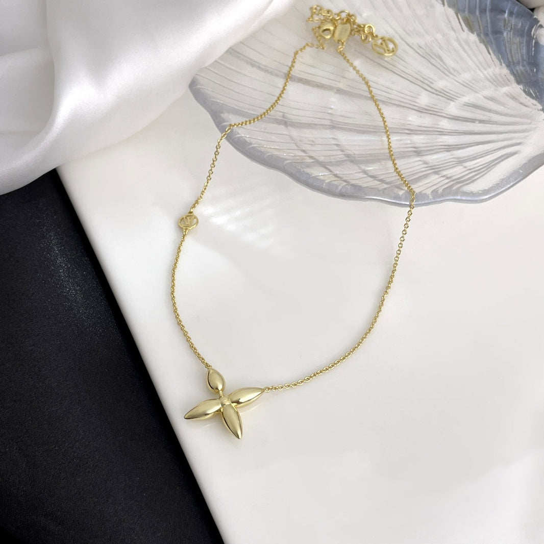 [LUCKY LOVE]LOUISETTE GOLD NECKLACE