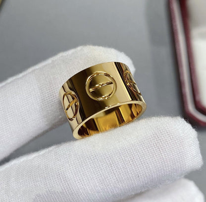 [LUCKY LOVE]LOVE 11MM LARGE RING