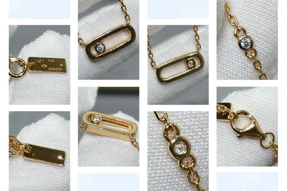 [LUCKY LOVE]MOVE UNO DIAMOND NECKLACE