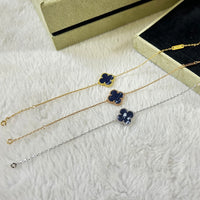 [LUCKY LOVE]CLOVER 1 MOTIF PIETERSITE BRACELET