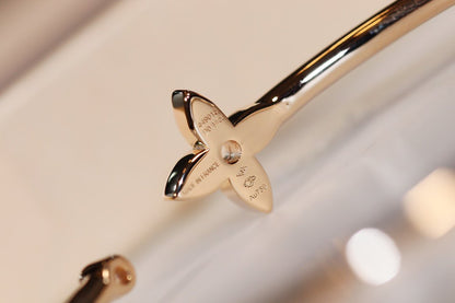 [LUCKY LOVE]IDYLLE GOLD OPEN BRACELET DIAMOND PAVED