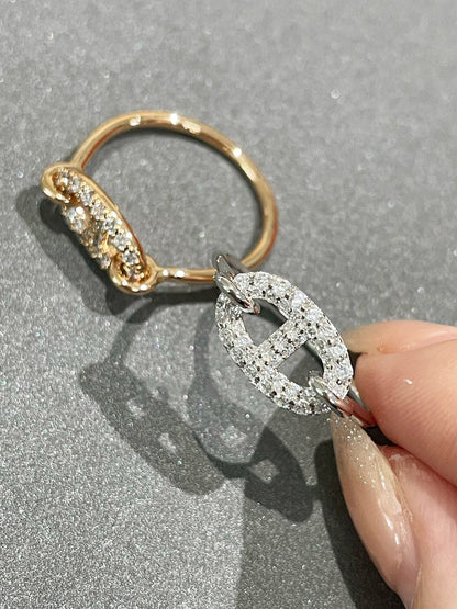 [LUCKY LOVE]RONDE SMALL DIAMOND RING