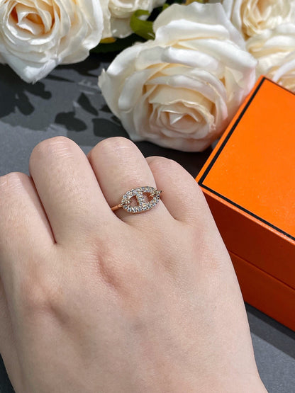 [LUCKY LOVE]RONDE SMALL DIAMOND RING