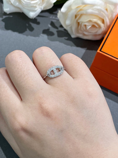 [LUCKY LOVE]RONDE SMALL DIAMOND RING