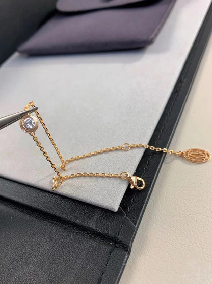 [LUCKY LOVE]DAMOUR DIAMOND LINK BRACELET