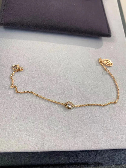 [LUCKY LOVE]DAMOUR DIAMOND LINK BRACELET