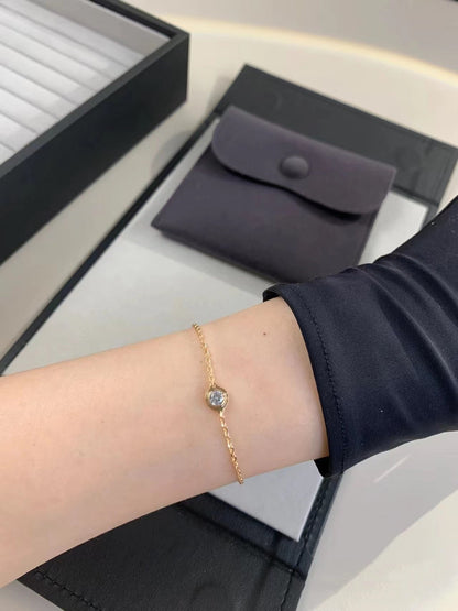 [LUCKY LOVE]DAMOUR DIAMOND LINK BRACELET