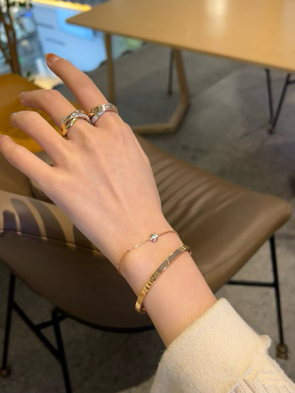 [LUCKY LOVE]DAMOUR DIAMOND LINK BRACELET