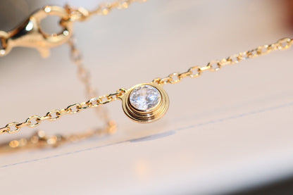 [LUCKY LOVE]DAMOUR DIAMOND NECKLACE