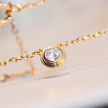 [LUCKY LOVE]DAMOUR DIAMOND NECKLACE