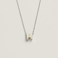 [LUCKY LOVE]HM CLIC YELLOW ENAMEL GOLD NECKLACE