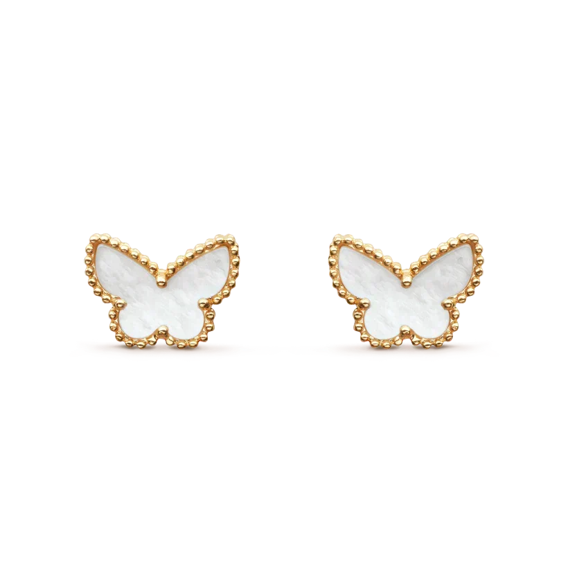 [LUCKY LOVE]SWEET BUTTERFLY MOP EARSTUDS