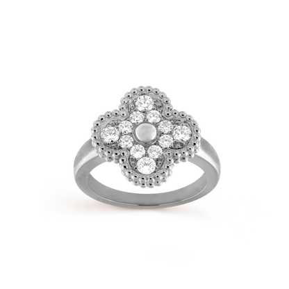 [LUCKY LOVE]CLOVER DIAMOND RING