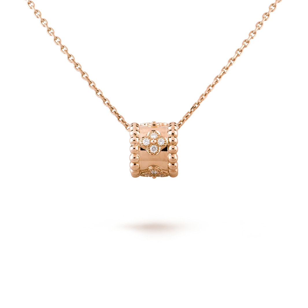 [LUCKY LOVE]PERLEE PEDANT NECKLACE GOLD / ROSE GOLD
