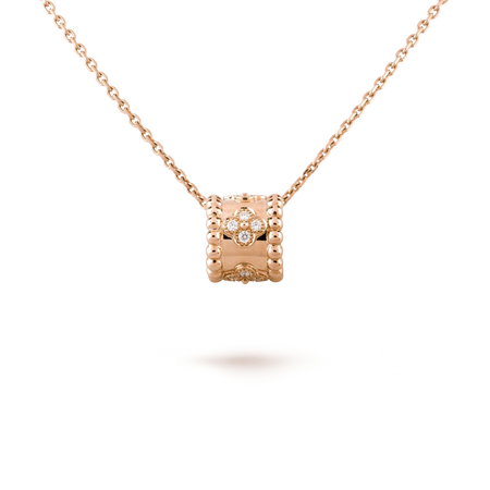 [LUCKY LOVE]PERLEE PEDANT NECKLACE GOLD / ROSE GOLD