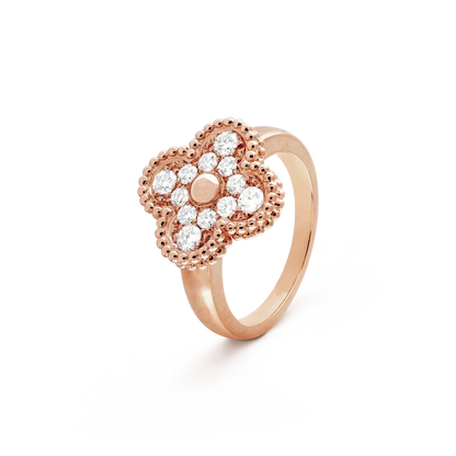 [LUCKY LOVE]CLOVER DIAMOND RING
