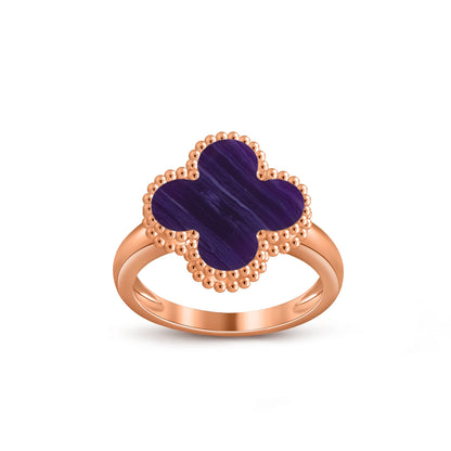 [LUCKY LOVE]CLOVER RING ROSE GOLD COLLECTION