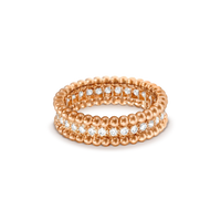 [LUCKY LOVE]PERLEE DIAMOND ROSE GOLD RING