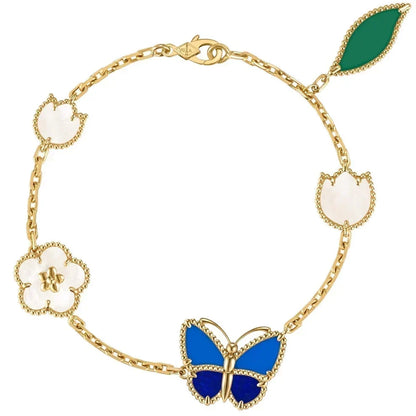 [LoveLucky]Clover Lucky Spring & Love & Juste Garden 3-Piece  Bracelet Stack Set