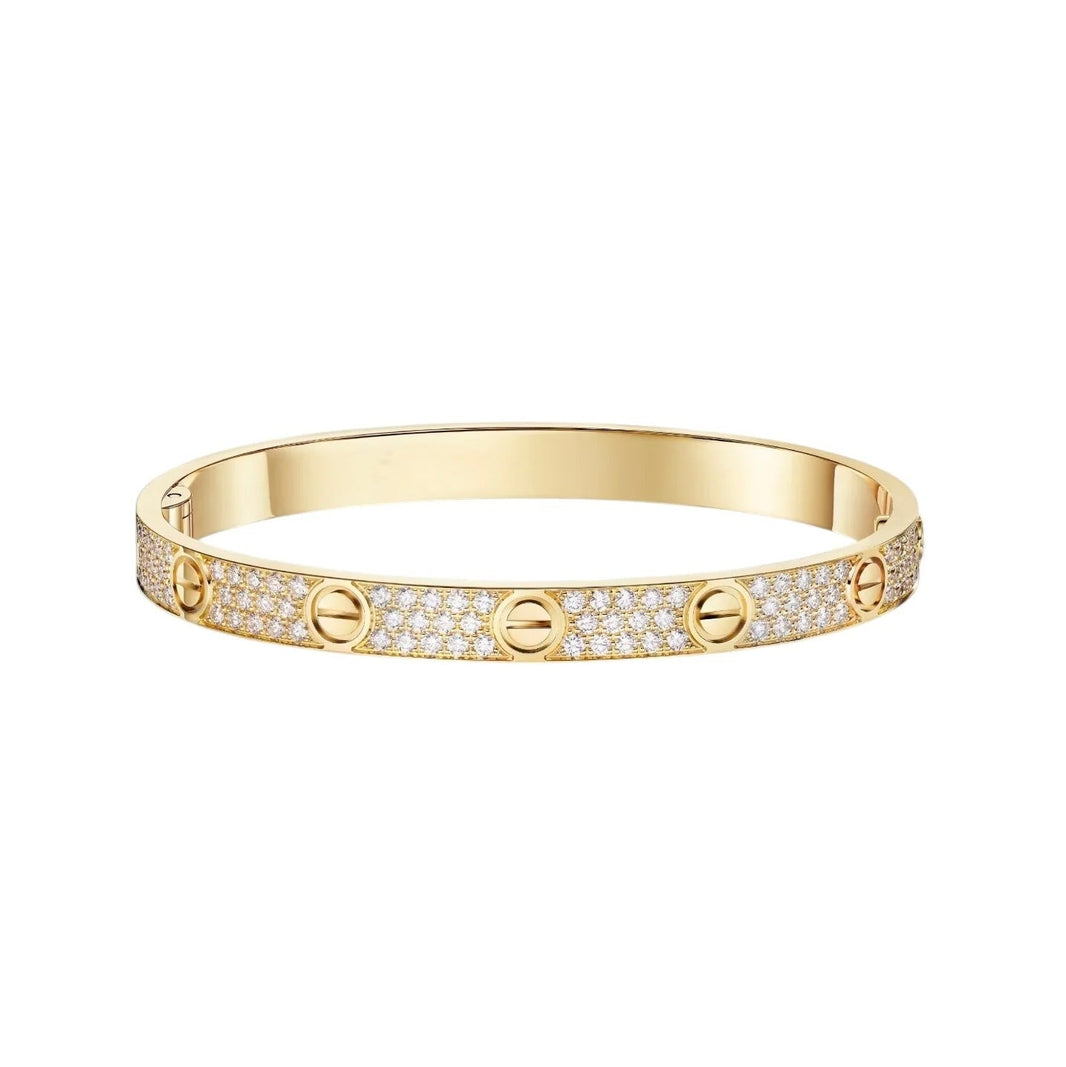 [LUCKY LOVE]LOVE BRACELET 6.1MM DIAMOND-PAVED