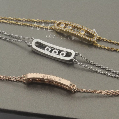 [LUCKY LOVE] Move Classique pavé bracelet