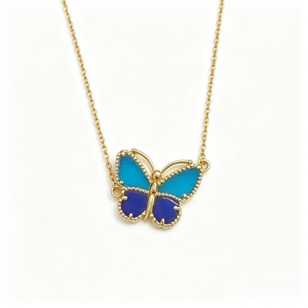 [LUCKY LOVE] 2026 NEW LUCKY BUTTERFLY 1 MOTIFS NECKLACE