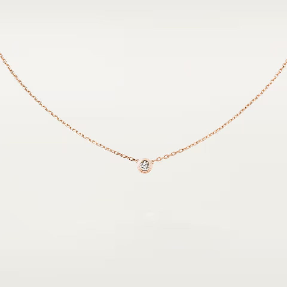 [LUCKY LOVE]DAMOUR DIAMOND NECKLACE