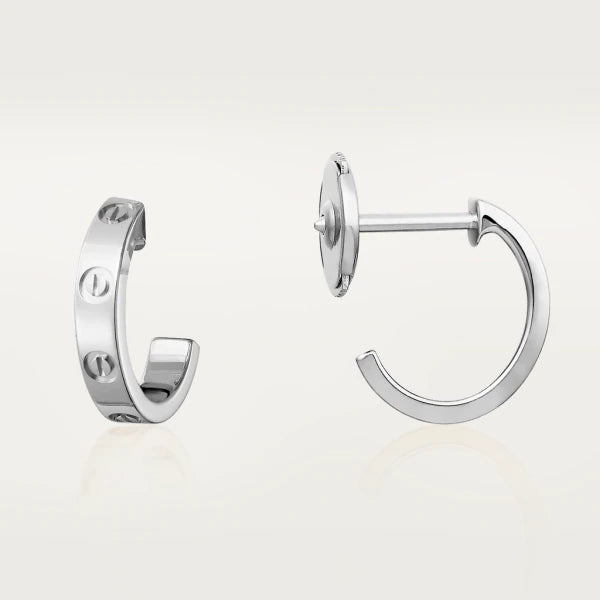[LUCKY LOVE]LOVE EARRINGS 2.65MM SILVER