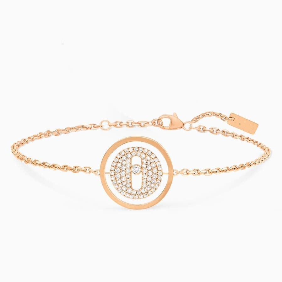 [LUCKY LOVE]LUCKY MOVE DIAMOND PAVED BRACELET