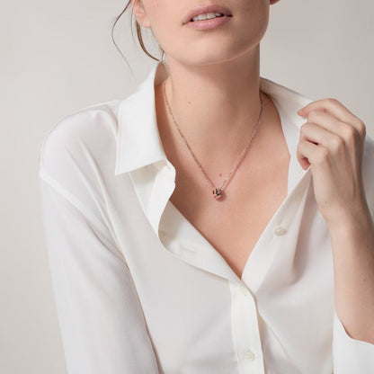 [LUCKY LOVE]LOVE 6 DIAMOND PENDANT NECKLACE