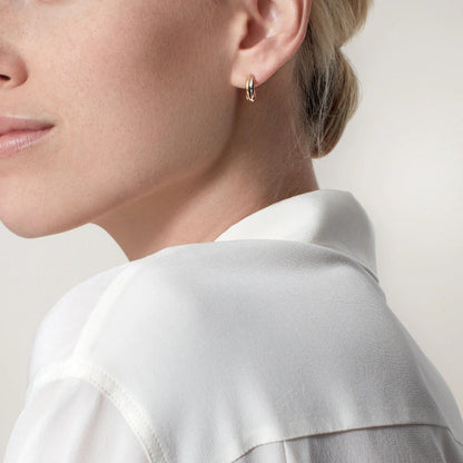 [LUCKY LOVE]TRINITY ON DIAMOND MINI EARRINGS