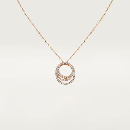 [LUCKY LOVE]ETINCELLE  FULL DIAMOND NECKLACE