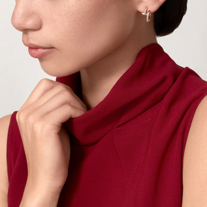 [LUCKY LOVE]JUSTE FULL DIAMOND SMALL EARRINGS