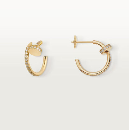 [LUCKY LOVE]JUSTE FULL DIAMOND SMALL EARRINGS