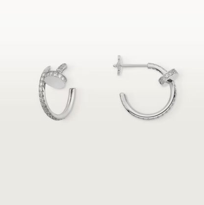 [LUCKY LOVE]JUSTE FULL DIAMOND SMALL EARRINGS