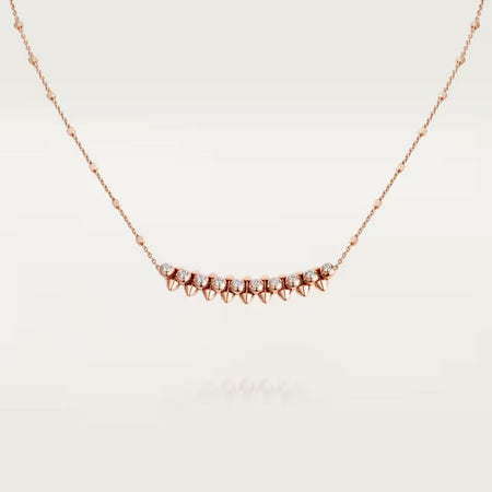 [LUCKY LOVE]CLASH  MEDIUM DIAMOND NECKLACE