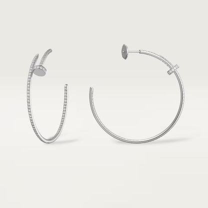 [LUCKY LOVE]JUSTE FULL DIAMOND LARGE EARRINGS