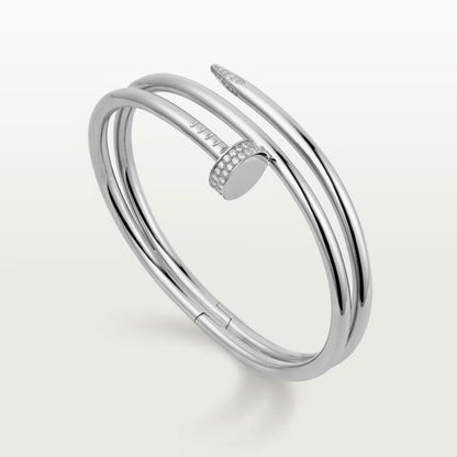 [LUCKY LOVE]JUSTE BRACELET 3.5MM DOUBLE ROW DIAMOND