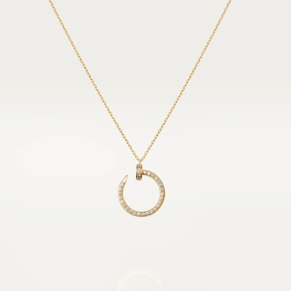 [LUCKY LOVE]JUSTE NECKLACE GOLD DIAMONDS