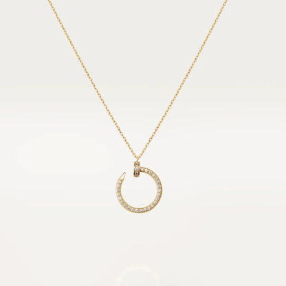 [LUCKY LOVE]JUSTE NECKLACE GOLD DIAMONDS