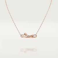 [LUCKY LOVE]PANTHERE FULL DIAMOND NECKLACE